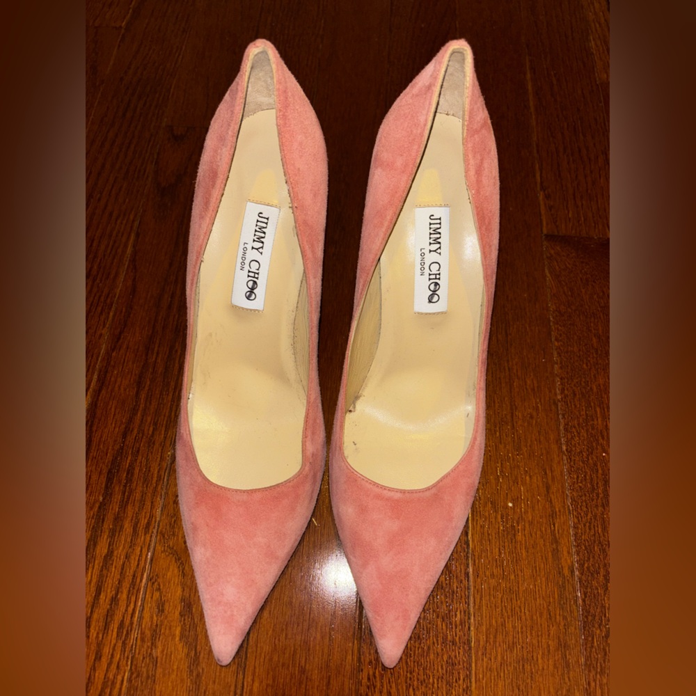 Jimmy Choo Coral Suede Heels